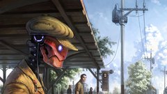 Robots futuristic science fiction