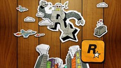 Robots rockstar games logos Doodle