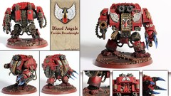 Robots warhammer 40 000 Space Marines digital art dreadnought 