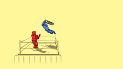 Robots wrestling