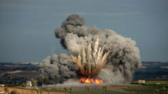 Rocket missle explosion burst