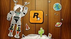 Rockstar games logos Doodle Space Wolf