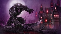 Rogue world of warcraft worgen digital art video games fantasy 