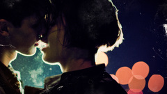 Romance static days kissing