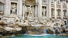 Rome Italy trevi fountain