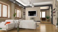 Room architecture vases