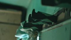 Room blue close-up Turquoise hook curtains teal