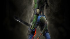 Room Dinosaurs Warriors fantasy art invisible