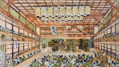 Room Japan scene interior Japanese costume Theatre Temples 