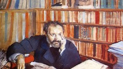 Room Men Books French paintings Library artwork portraits 