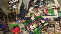 Room mess Music Books Shoes headphones Messy socks hoodies 