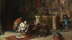 Room paintings artwork classic art Mariano Fortuny y Marsal