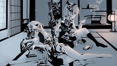 Room weapons Guns Katana dress hats socks houses Swords pistols 