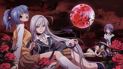 Rosario to vampire shirayuki mizore akashiya moka Kurono Kurumu 