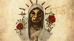 rose ammunition hollywood undead Beige blood Flowers artwork
