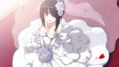 Roses Anime anime girls black hair cleavage date a live 