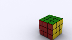 Rubiks cube Simple Background