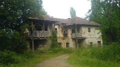 Ruins abandoned house