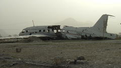 Ruins airplanes wrecks destroyed