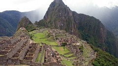 Ruins ancient Machu Picchu