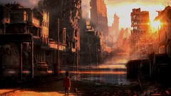 Ruins artwork scenic afternoon Jonasdero