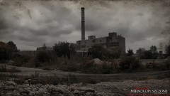 Ruins buildings industrial plants