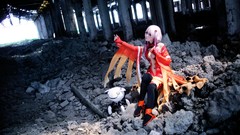 Ruins pink hair guilty crown yuzuriha inori cosplay detached 
