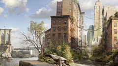 Ruins post-apocalyptic architecture new