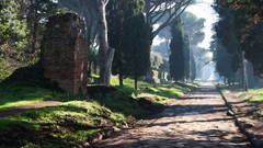 Ruins Rome street Italy roads antique italia roma Appia Antica