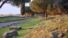 Ruins Rome street Italy roads antique italia roma Appia Antica