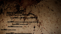Rules text grunge Fight