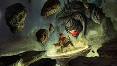 Runes creatures fantasy art Arlen Bales Rune shield