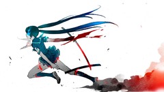 Running action Simple Background