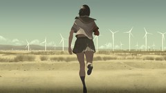 Running back socks schoolgirls skirts anime girls school 