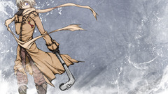 Russia scarfs white hair