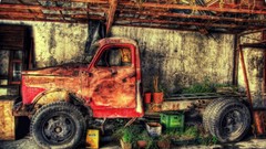 Rust trucks HDR Photography Tuborg