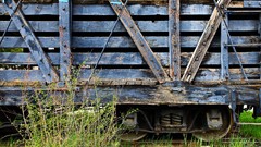 Rust wagon Wood USA tracks historic new mexico HDR Photography 