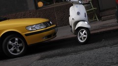 Saab Piaggio Vespa cities Finland helsinki