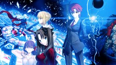 Saber anime girls fate stay night matou sakura tohsaka rin 