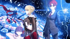 Saber anime girls matou sakura tohsaka rin type-moon fate 