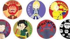 Saber fate zero gilgamesh artwork fate series Lancer 