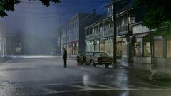 sad rain City Car road night Gregory Crewdson