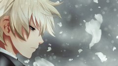 Sadness Anime blondes flower petals kuroshitsuji anime boys 