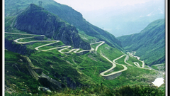 Saint gotthard pass framed