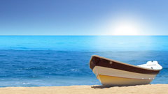 Sand Boats sunlight Sea