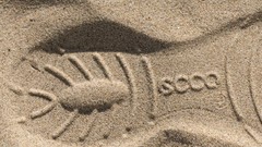 Sand footprint