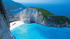 Sand nature water blue Greece Beaches tropical Zakynthos 