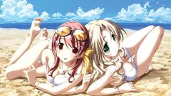 Sand redheads glasses green