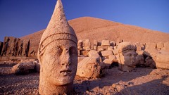 Sand rocks Turkey head