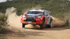 Sand Trees dust Portugal Offroad rally races vehicles jumping 